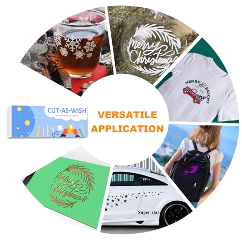 Image of Cutaswish The Essential Bundle for DIY Craft Projects - The All-in-One Accessories Bundle for Joy, Accessories and Supplies Include Card Kit, Vinyl Sheets, Joy Mat and Weeding Tools