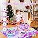 Mileonaim Dance Mat Toy Gift for Kids Ages 3 4 5 6 7 8 9 +, 2 Player Electronic Dance Pad with Music & Lights, for Boys and Girls Fun Floor Game for Birthdays, Christmas, Active Play at Home