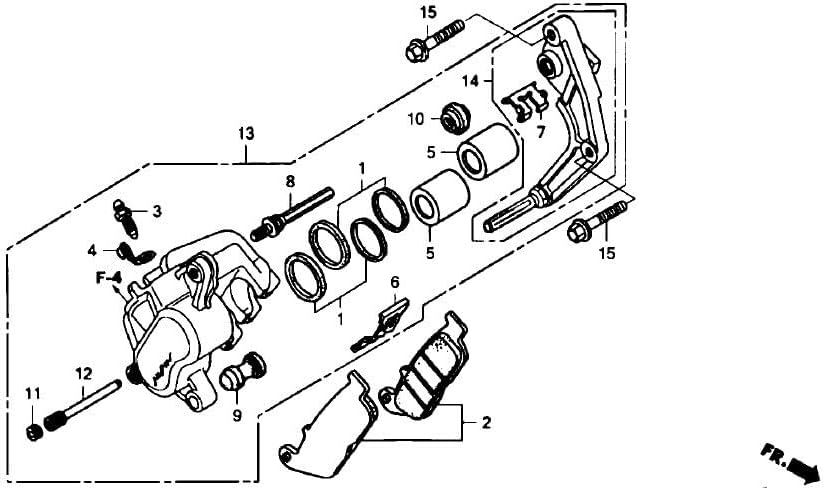 MC33 後期 純正 フロント フォーク OHセット 14点 ガイドブッシュVTR 250 MC33-130.140.150.160
