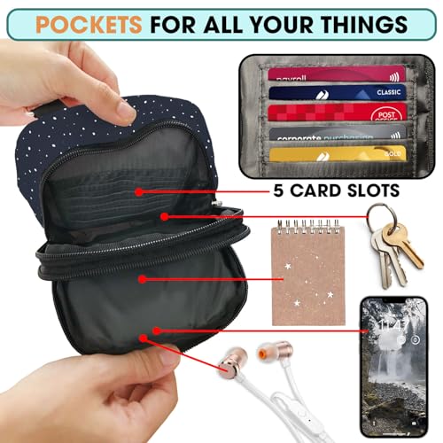 84hoods Waterproof Crossbody Phone Purse. Cell Phone Bag for Women with Adjustable Long Strap. Gift for CNA Nurse. CNA Life Galaxy.4