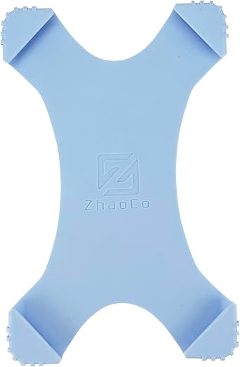 ZhaoCo Universal Anti-Slip Silicone Hand Strap Finger Grip Holder for 6" / 6.8 / 7 Kindle eReaders/Kobo Ebook - Blue