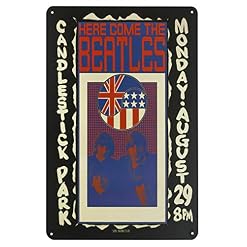 Plaque en métal « not The Beatles come avec panneau en fer pour décoration murale pour café, bar, hôtel, bureau, maison - Les Beatles, Paul McCartney, John Lennon, RIngo Starr, George Harrison