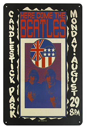 Plaque en métal « not The Beatles come avec panneau en fer pour décoration murale pour café, bar, hôtel, bureau, maison - Les Beatles, Paul McCartney, John Lennon, RIngo Starr, George Harrison Plaque en métal "not The Beatles come avec panneau en fer pour décoration murale pour café, bar, hôtel, bureau, maison