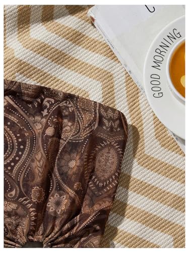 GORGLITTER Women's Mesh Asymmetrical Tube Top Strapless Going Out Y2K Bandeau Tops4