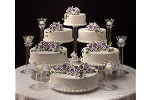 Platinumcakeware 6 Tier Cupcake Stand For Weddings & Parties: The Sweetest Way...