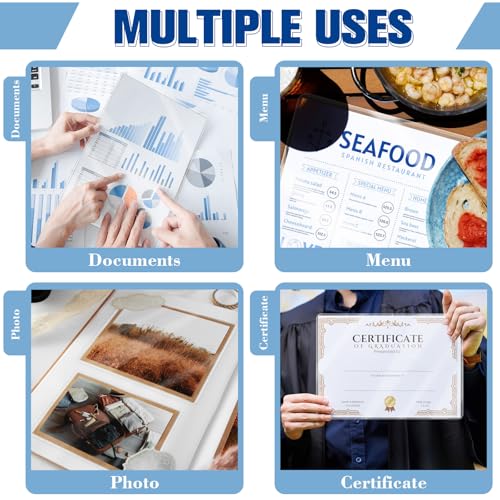 Image of 100 Pack 8.5x11inch 7mil Letter Size Laminating Sheets Thermal Laminating Pouches Paper Laminator Sheets File Card Laminator Pouches 8.5x11inch for Permits Cards File Photos