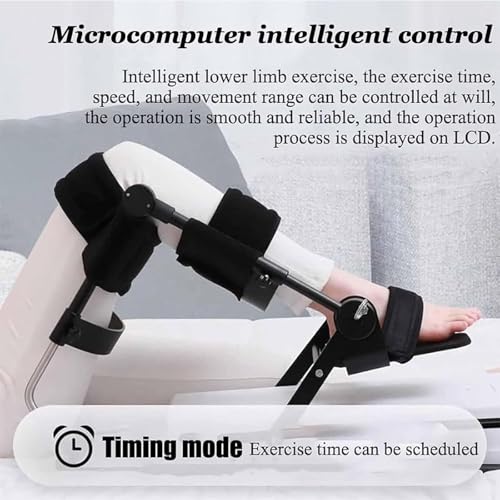 Wireless Knee Rehabilitation Trainer, 0–120° Máquina Ajustable de Tracción para Miembro Inferior, Equipo de Ejercicio para Flexión y Extensión de Rodilla para Uso en Casa miniatura 4