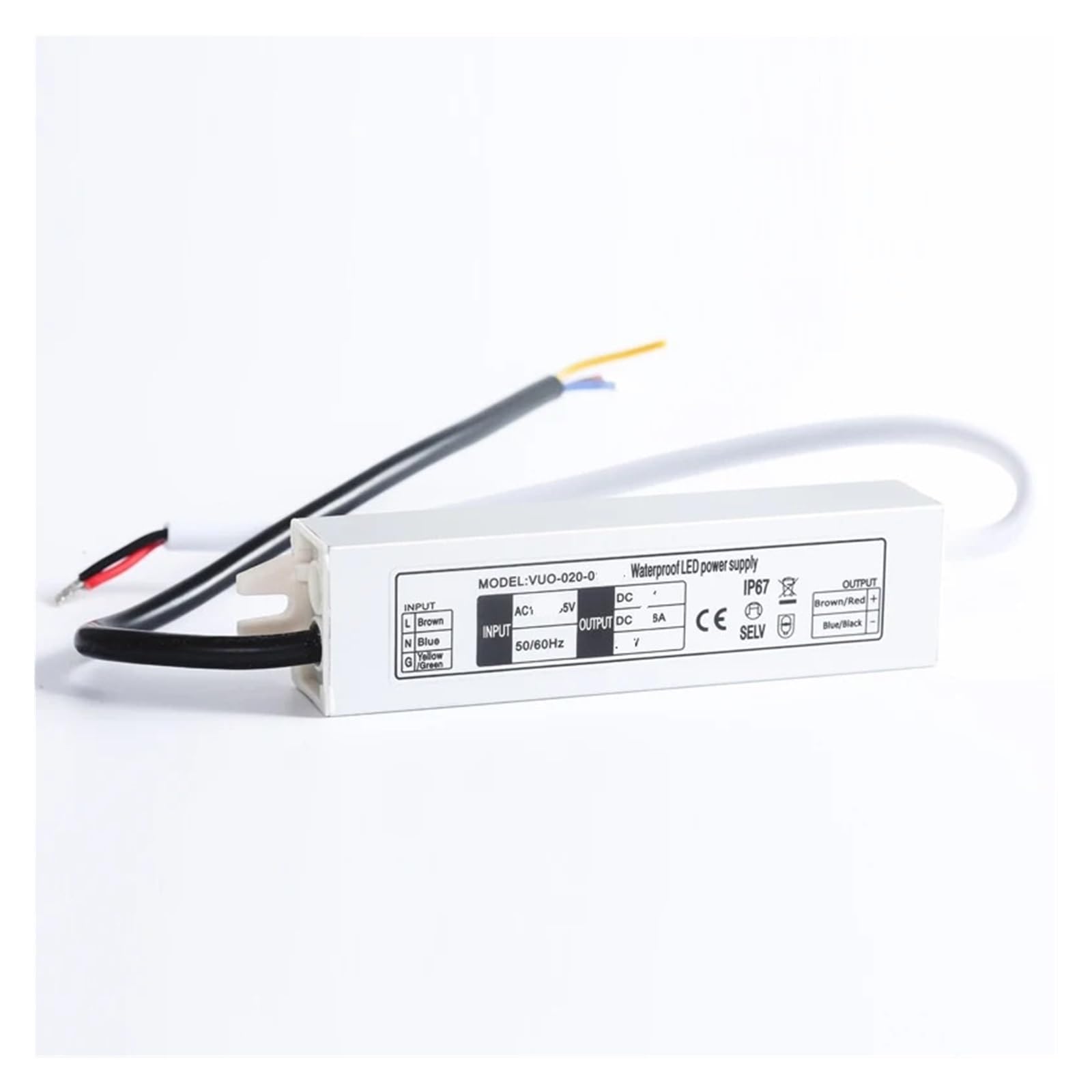 Pilote LED 12V mince IP67 pour alimenter facilement un ruban lumineux extérieur sans encombrement