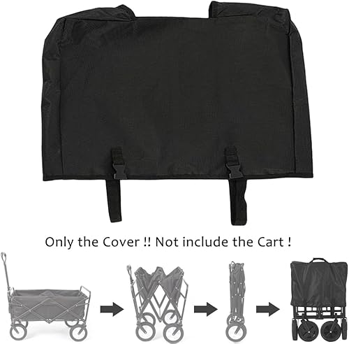Miniatura 5 de Funda plegable para carrito de jardín y exterior, accesorios a prueba de polvo, 600D resistente, 22 x 17 pulgadas
