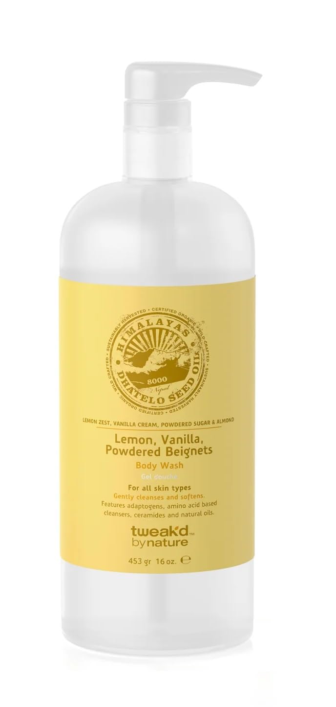 Tweak’d by Nature - Lavender Rain Body Wash, Sulfate Free, Natural, Hydrating and Moisturizing, Gentle Lavender Shower Gel and Body Wash for Women (1 Pack)