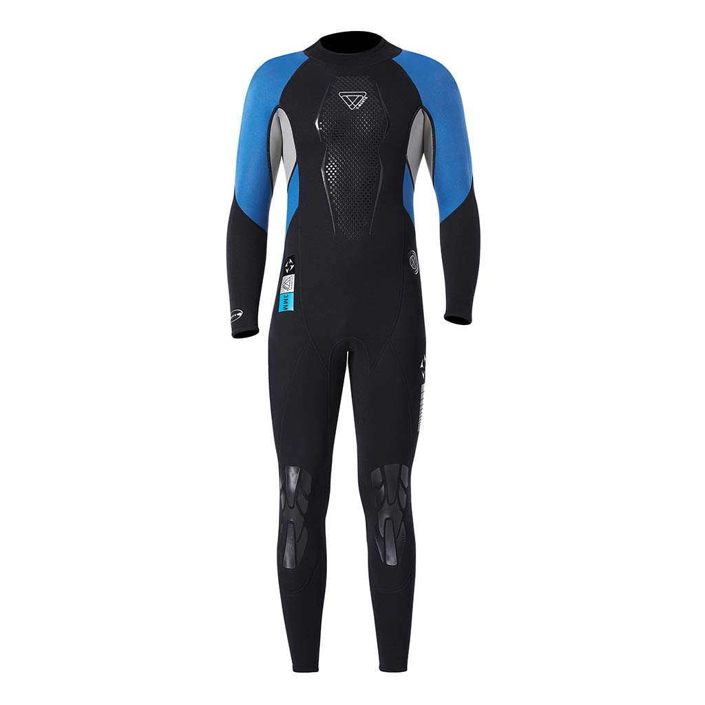 MERISHOPP 3mm Diving Wetsuit One-Piece Diving Suit Jumpsuit Rash Guard for Men M|Sporting Goods|Water Sports|Wetsuits & Drysuits|Wetsuits|Men