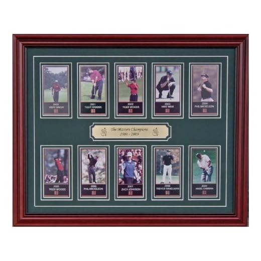 Framed Masters Champions of 2000-2009