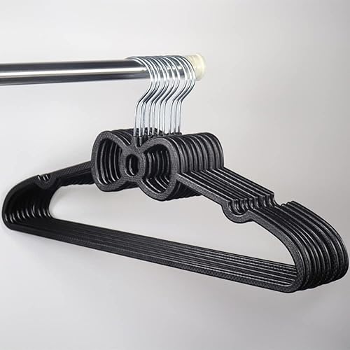 Lindas perchas estéticas de plástico que ahorran espacio para adolescentes, niñas, armario, camisas, abrigos, perchas organizadores de ropa, Kawaii