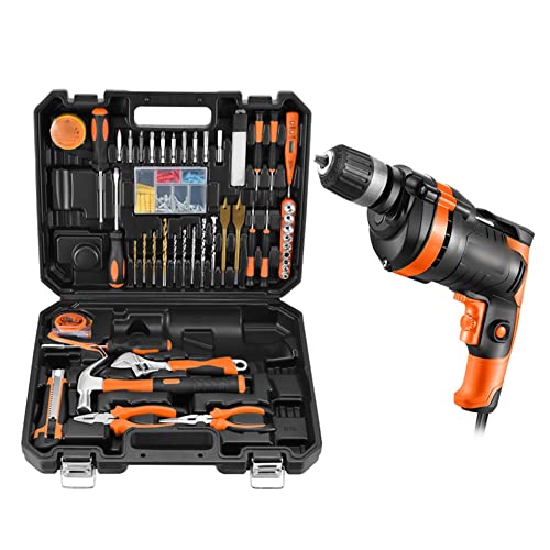 BYPING Haushalt Handbohrmaschine, Wired Plug-in-Pistole-Bohrmaschine Multifunktionale Kleine Elektrische Bohrmaschine…