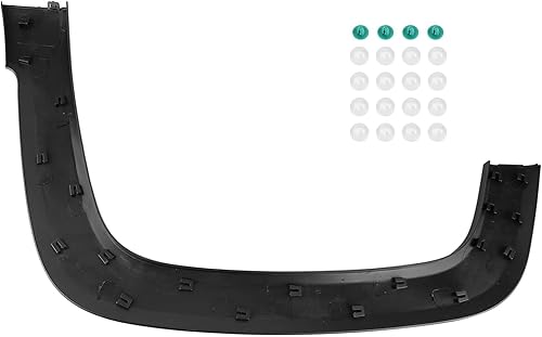 Miniatura 6 de ikasus Moldura de guardabarros de arco de rueda delantera derecha, compatible con Jeep Renegade 2015-2021, reemplazo 5XB64LXHAA CH1291113 Moldura de