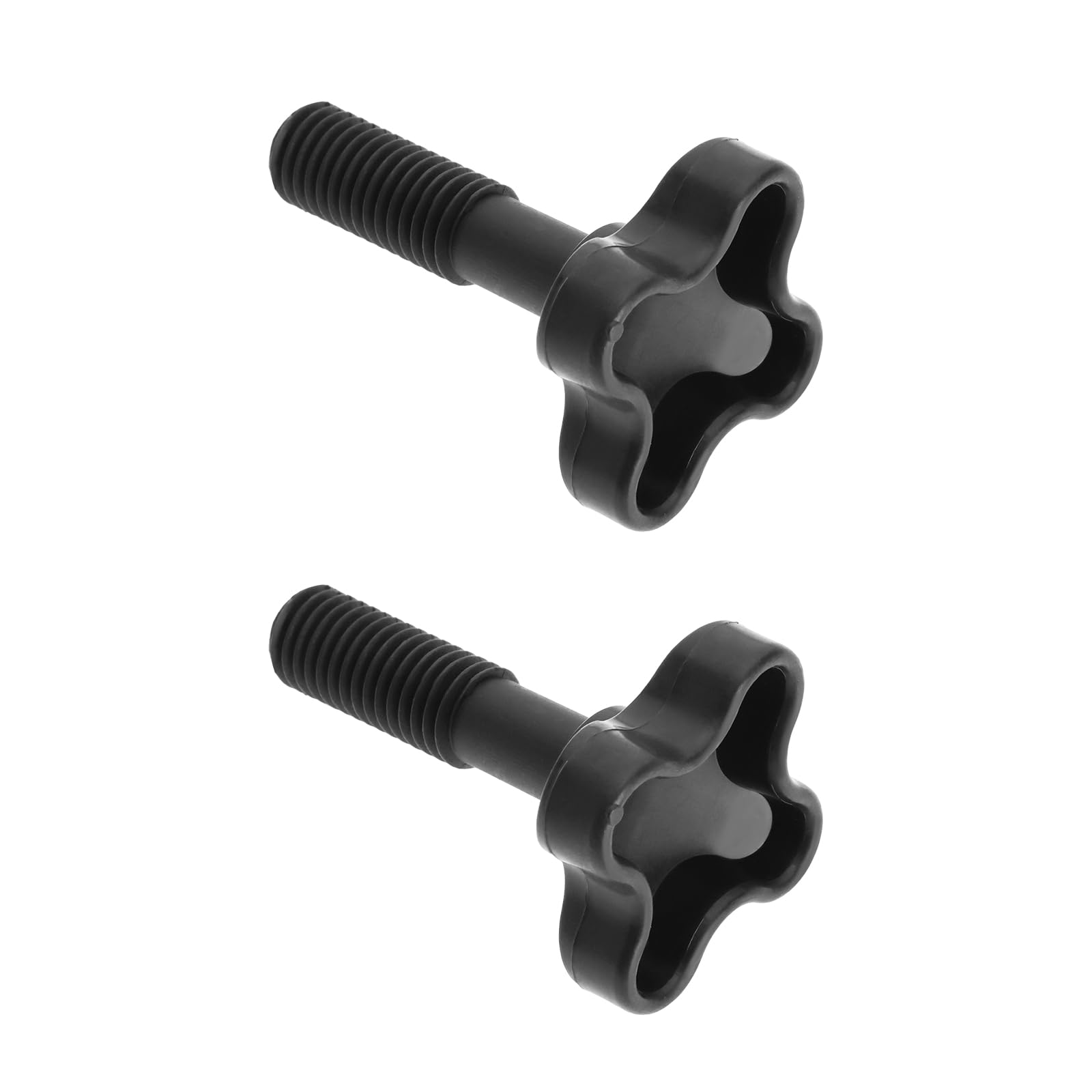 2 Perillas de Tornillo de Fijación de Plástico para Toldo de Jardín Accesorios para Muebles de Exterior para Conectar El Marco del Cobertizo de Lluvia Al Columpio de Jardín Negro M12x57mm