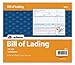Adams Bill of Lading Short Form, 8.5 X 7.5 Inches, 3-part, 50-forms, White (9013)