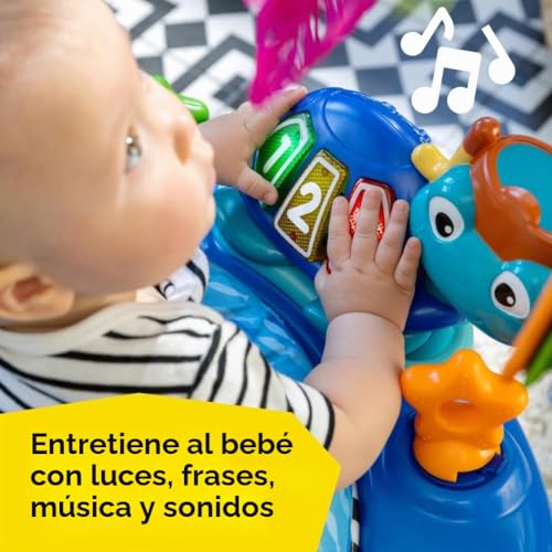 Miniatura 5 de Baby Einstein, Saltador Y Centro De Actividades Neptune S Ocean Discovery, 15más Juguetes Y Actividades, 3 Idiomas, Andador Con Música Y Luces, Asiento Gira 360 , A Partir De 6 Meses
