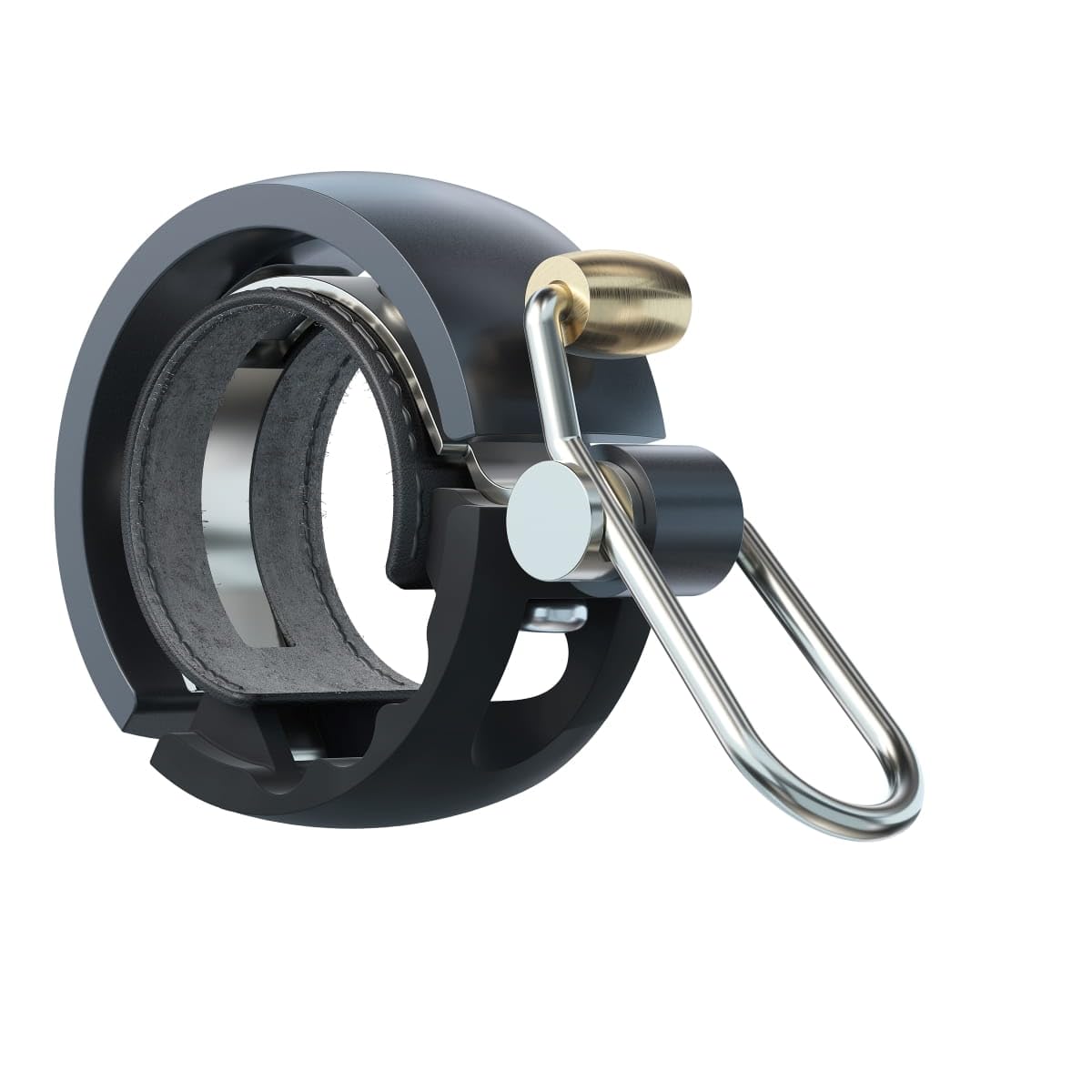 Knog Oi Luxe - Timbre para Bicicleta Negro/Gris, diámetro S | 22,2 mm 2021