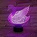Produktbild Neu Animal Swan Led Nachtlicht Touch Sensor 7 Farbwechsel Schlafzimmer Dekorative Lampe Kind Kinder Baby Nachtlicht Swan 3D Lampe Fernbedienung