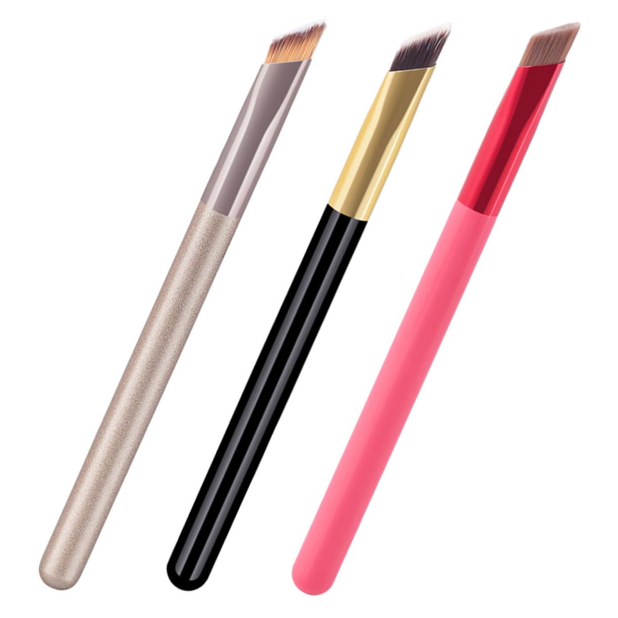 Gogogmee Makeup Brush Kit 3 Pcs Eyebrow Brush for Eyelashes Brows Simple to Clean