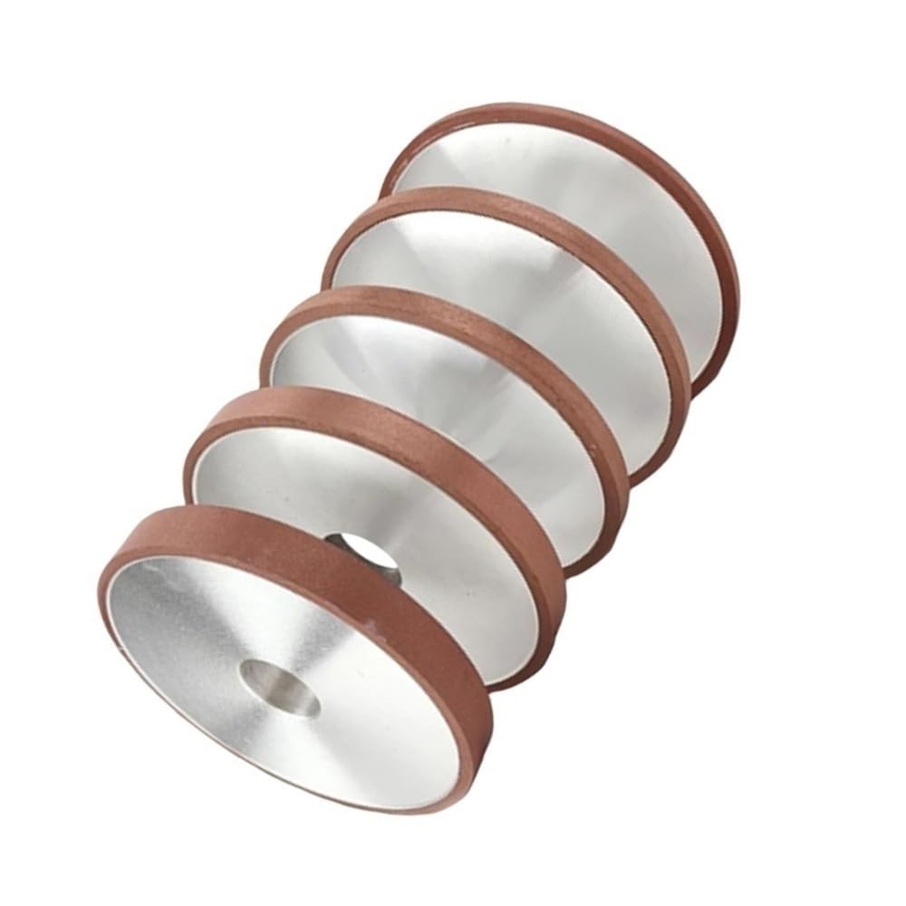 Okrągła tarcza szlifierska diamentowa, Ściernica diamentowa z żywicy do tarczy ściernej ze szkła ceramicznego ze stali wolframowej w wielu rozmiarach(125MM*32MM*10MM*4MM*150)