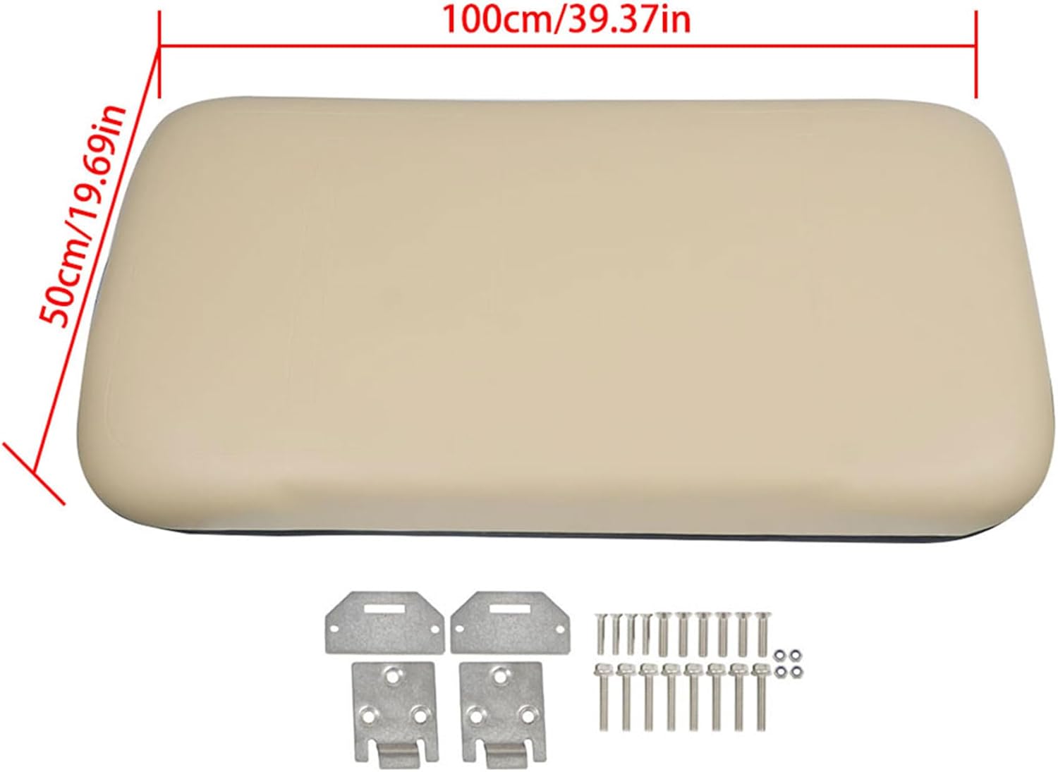 waltyotur Tan Golf Cart Front Seat Bottom Replacement for EZGO Medalist TXT 1994-2013 Gas Electric Golf Cart