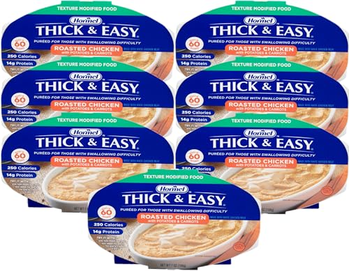 Hormel Thick & Easy Pureed Meals Roasted Chicken With Potatoes & Carrots 7 oz (Pack of 7)