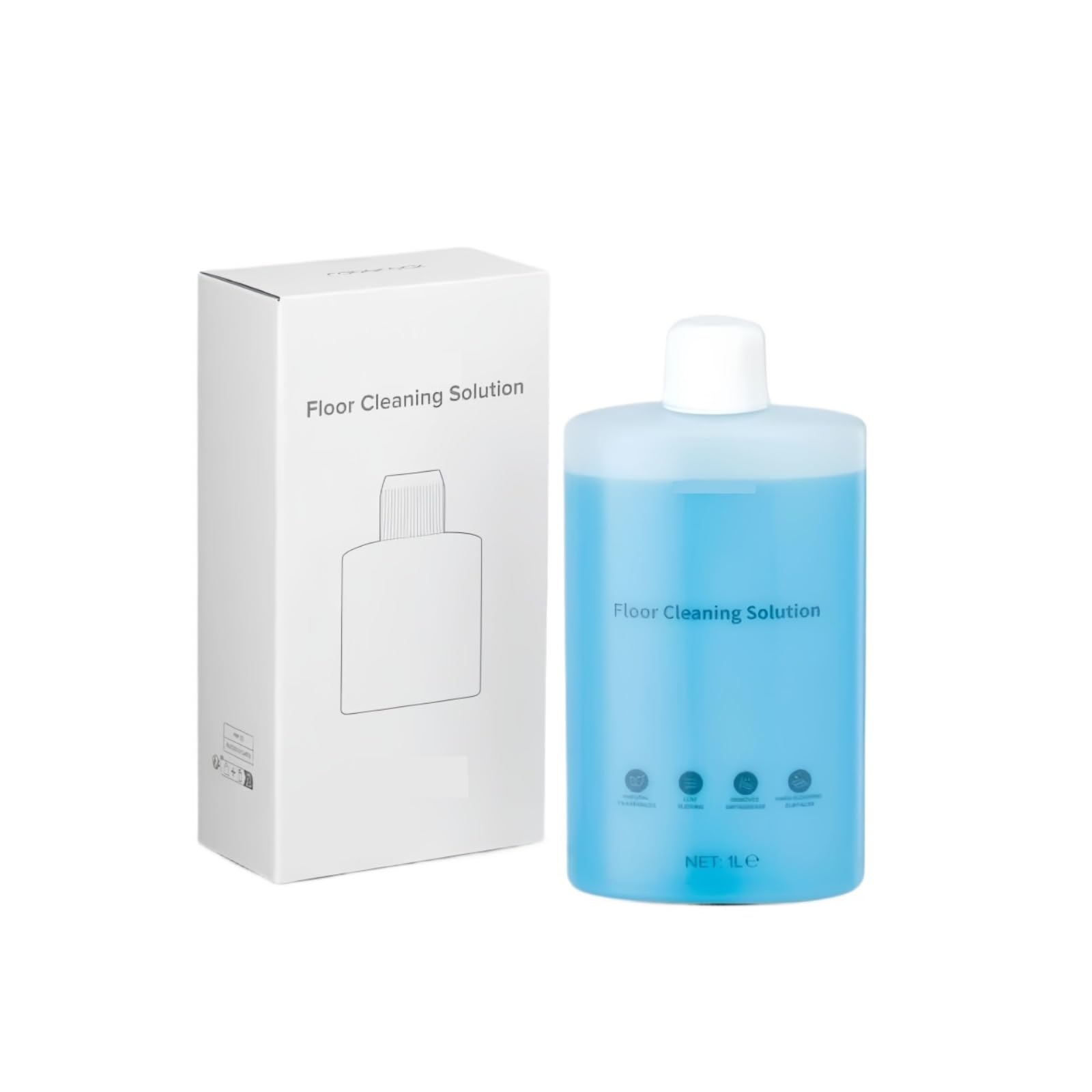 1 Liter konzentrierte Reinigungslösung for Wischroboter, kompatibel mit den Roborock-Serien G20/G10/U10/T7S, streifenfreie Formel for Hartholz- und Fliesenböden