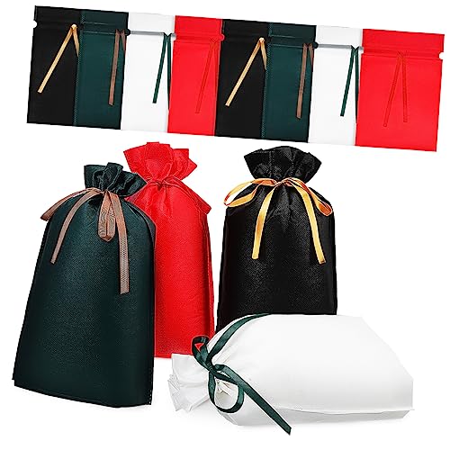 収納袋 クリスマスプレゼント christmas presents パーティーグッズ 巾着付きメッシュバッグ パッキング 紙袋 プレゼントポーチ 収納ポーチ 不織布