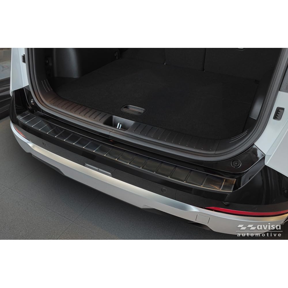 Avisa Stainless Steel Rear Bumper Protector compatible with KIA Sportage V (NQ5) Facelift 2025- - Black