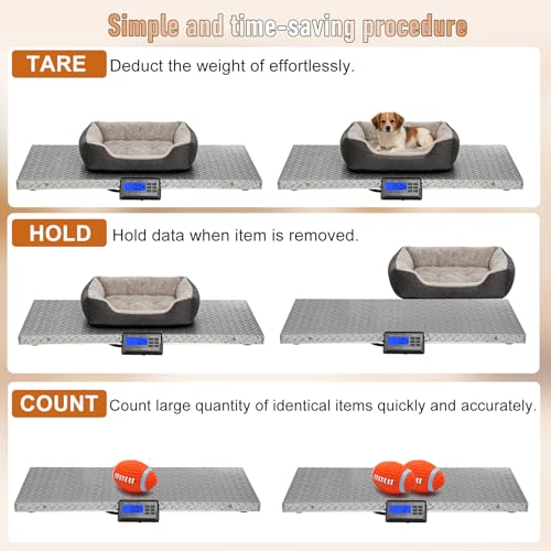 Báscula para perros grande noblequest 1100lb x 0.2lb miniatura 5