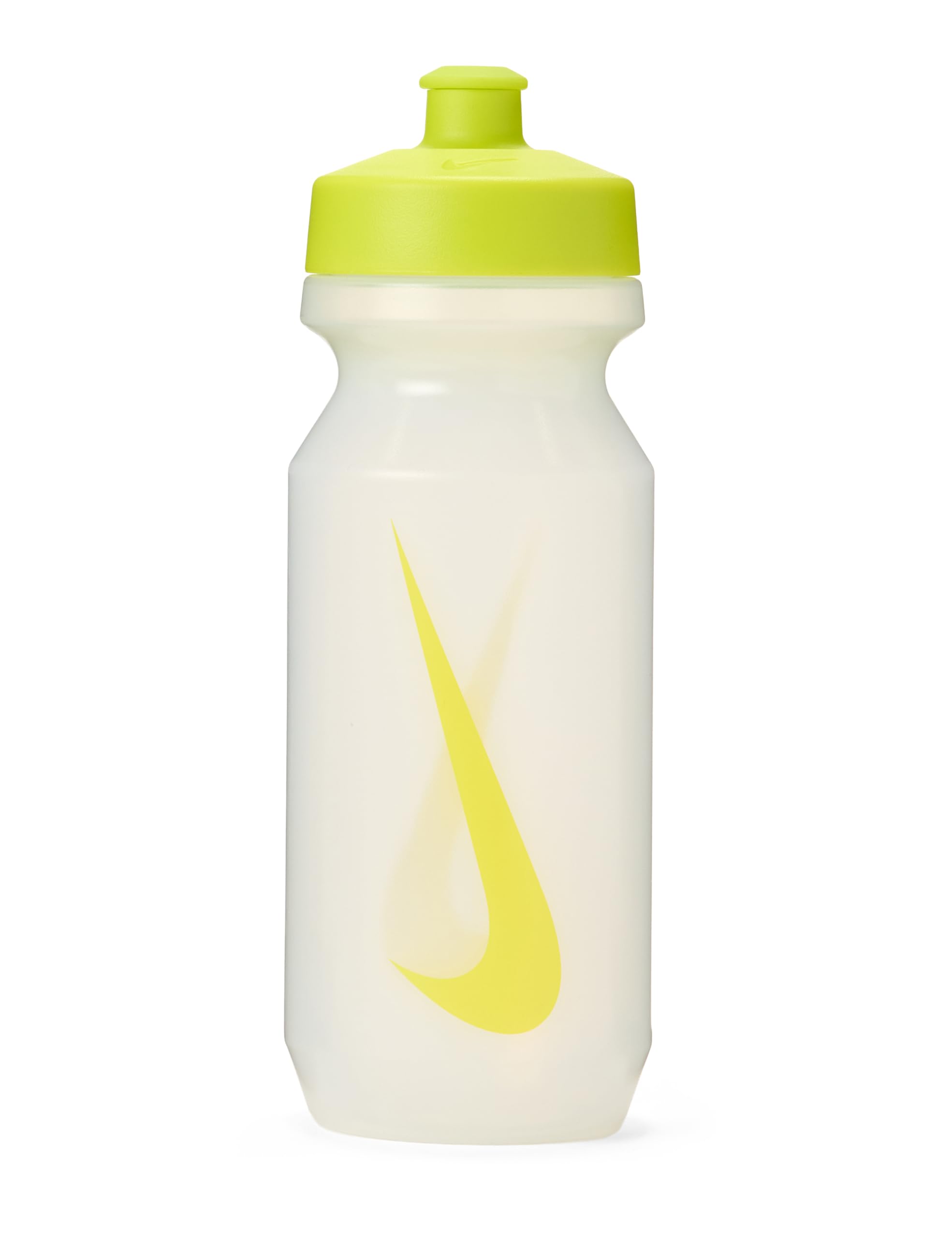 Nike Big Mouth Water Bottle 22oz 650 ml Drinking Bottle Sports Bottle Training Fitness, Clear/Atomic Green/Atomic Green