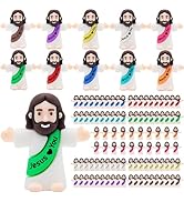 Owurha 100PCS Little Jesus Figures Mini Jesus Love You Figures Original Design Tiny Jesus Figurin...