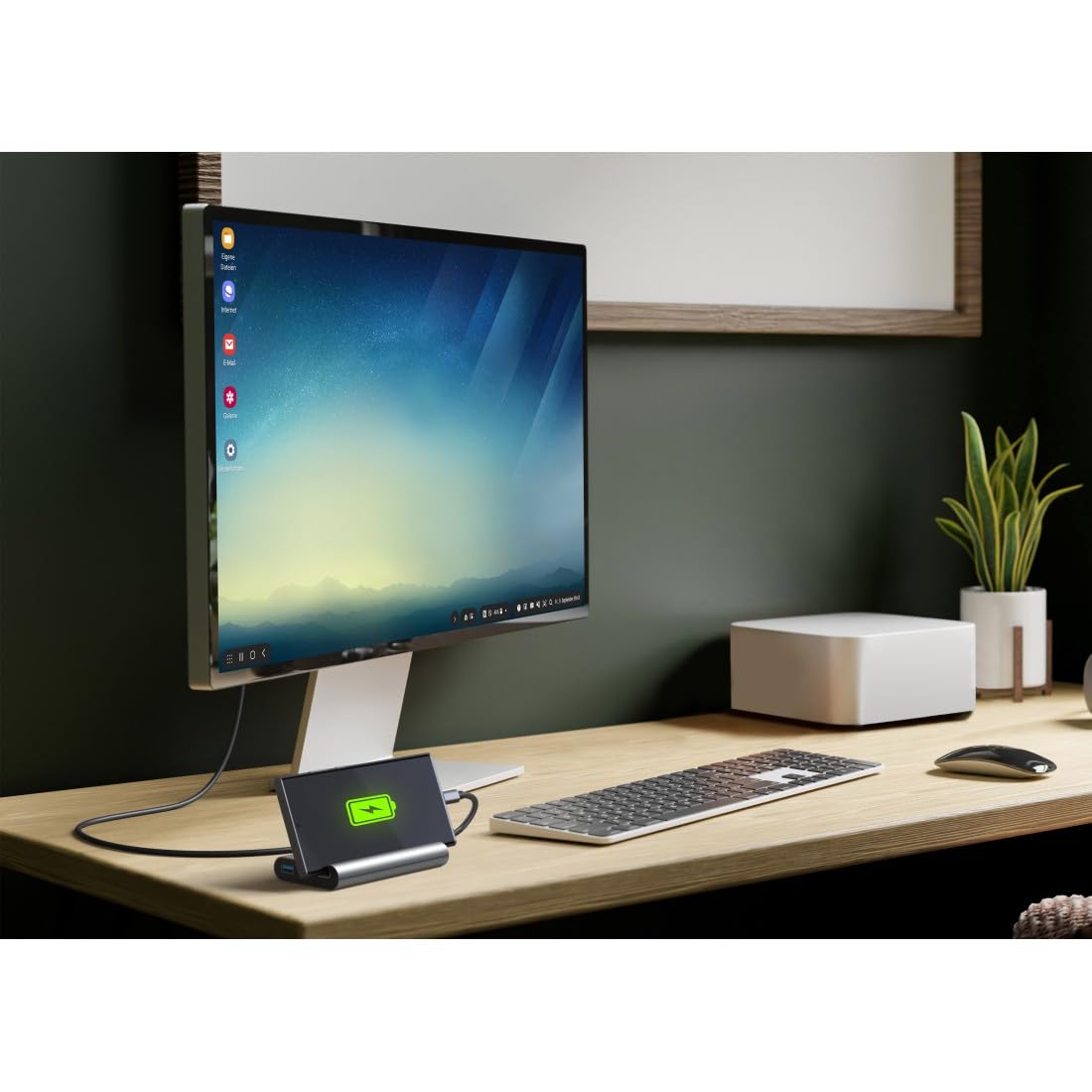 Hama | Hub USB-C 7 Puertos USB 3.2 Alta Velocidad 5 Gbit/s | Hub multipuerto con 7 conexiones USB 3.2 y transferencia de hasta 5 Gbit/s, ideal para ampliar puertos, Plata