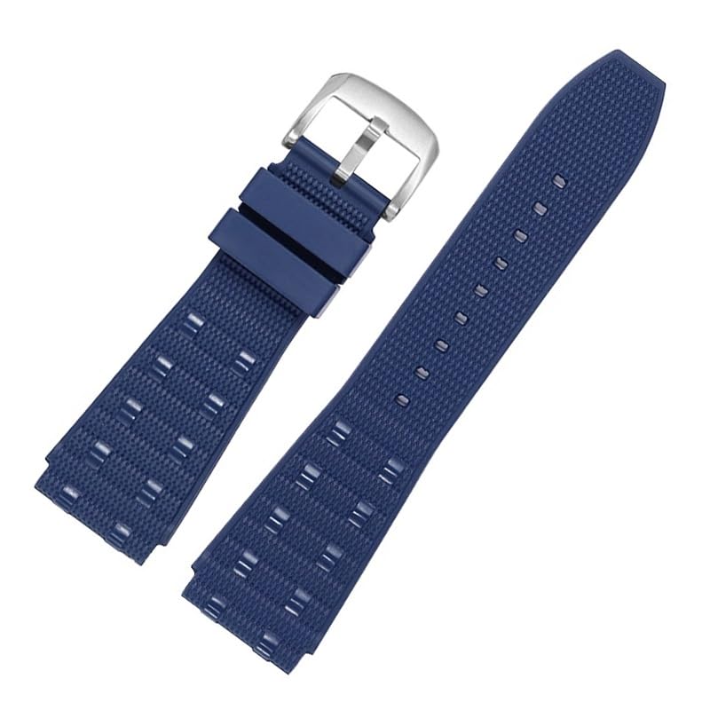 Sangle de montre fluororubber pour Breitling Chronomat B01 interface convexe LAMGUL
