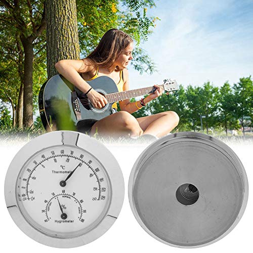 Vochtigheidsmeter, Muziekinstrument Accessoires Viool Onderdelen Twee Temperatuurschaal Kleine Perfecte Tool voor Gitaar… - Image 6
