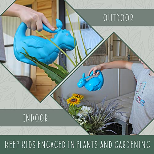 Esterno Kids’ Dragon Watering Can (Blue); Fun Mini Dragon-Shaped Watering Pot For Indoor/Outdoor Gardening #TOP5