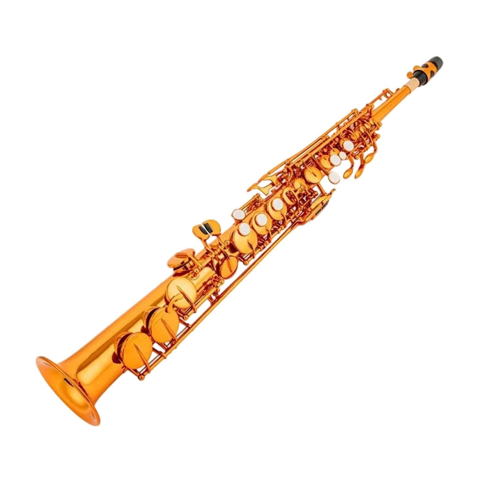 Saxofón Soprano Sib Chapado En Oro Rosa