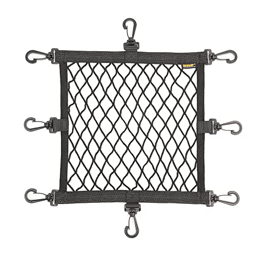 Motorrad Trägersysteme,KKnoon Motorrad Gepäcknetz Helmnetz Aufbewahrungsnetz mit 8 Haken Motorradhelm Netz Elastisch Spannnetz Sicherungsnetz Transportnetz für Motorrad