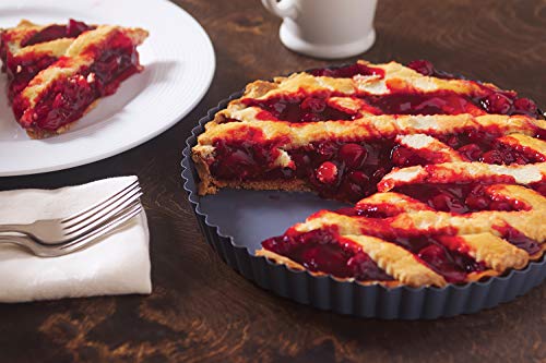 Fox Run Removable Bottom Non-Stick Tart and Quiche Pan, Loose Bottom Quiche Pan - 9.5-inch - Image 3