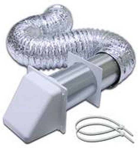 Preferred Dryer Vent Hood Kit, White, Plastic, 4-In. x 5-Ft.