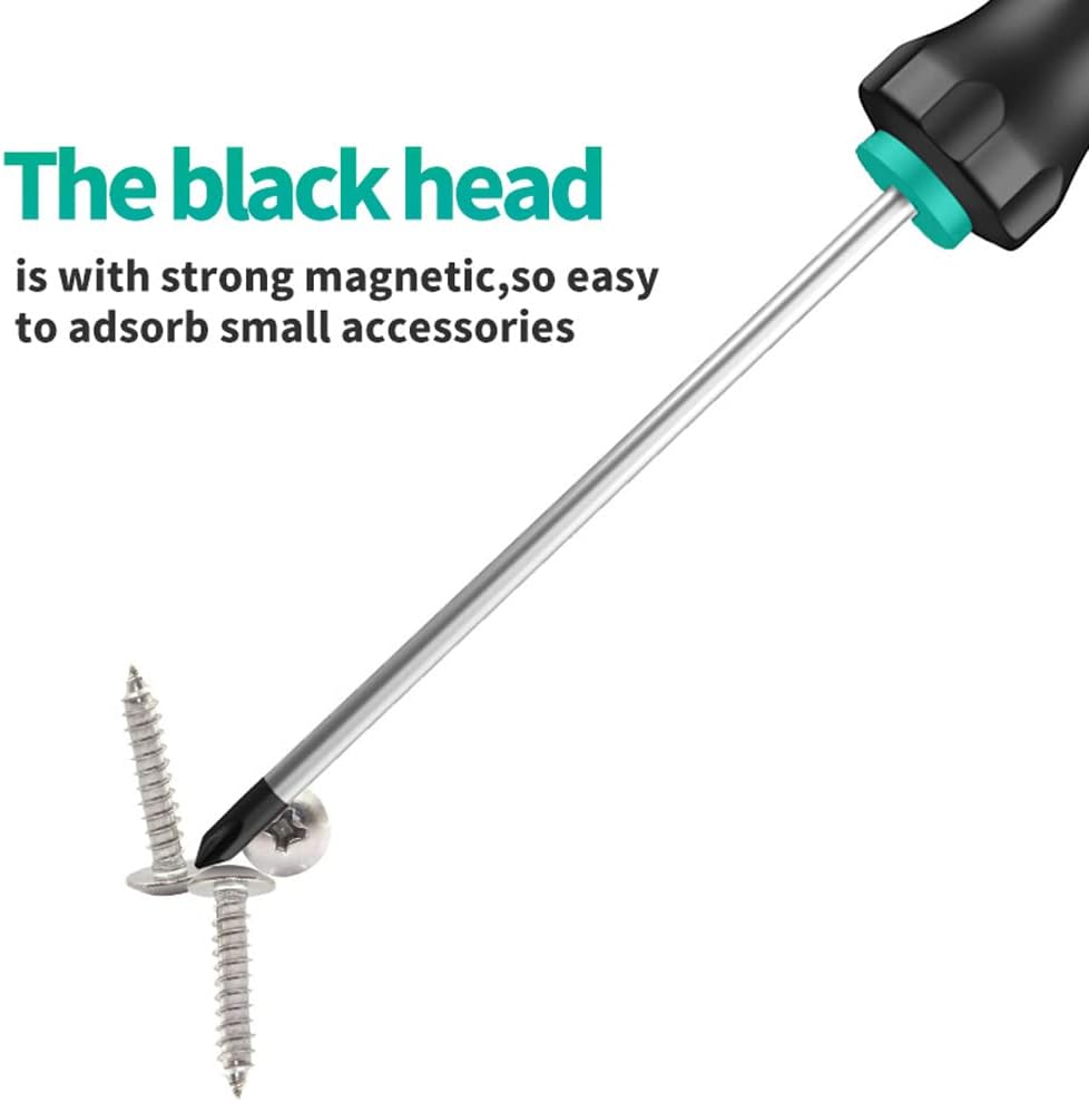 Magnetic tip of U2.6 screwdriver holding screws