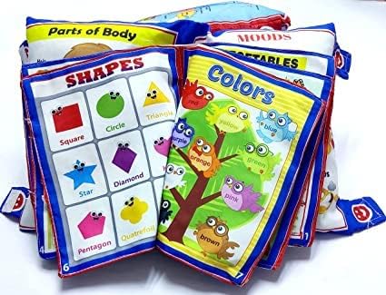 HUBTURE Kids Soft Learning Cotton Pillow Book with English and Hindi Alphabets, Numbers, Animals Names and Pictures & Colors for Kids Velvet Cushion Book (Blue) (B0CGX9TZBJ) Amazon Price History, Amazon Price Tracker