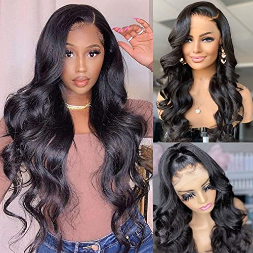 HD Lace Front Wigs Human Hair,HD Lace wig,180 Density Transparent Lace Front Wigs Human Hair,13x4 Hd Lace Front Wigs Human Hair,Straight Lace Front Wigs, Pre-Plucked With Baby Hair(26inch)