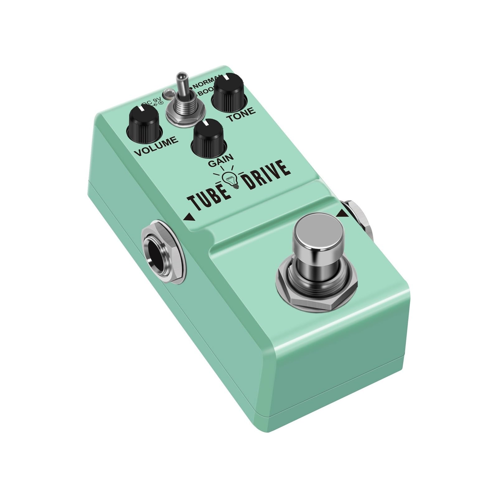 Efekt Gitary Elektrycznej Overdrive Distortion Delay Tremolo Reverb Light Green