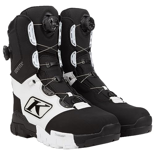 KLIM Adrenaline Pro S GTX BOA Snowmobile Boots Size Men's 12 - Black - White