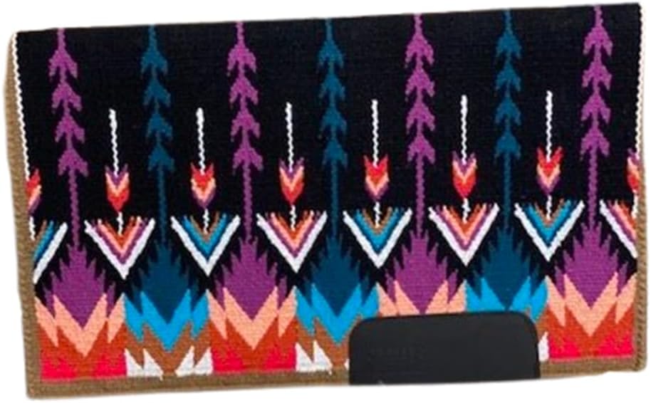 Handmade Western Ranch Saddle Blanket | Genuine New Zealand Wool Pad | Custom Equestrian Gear AM-310