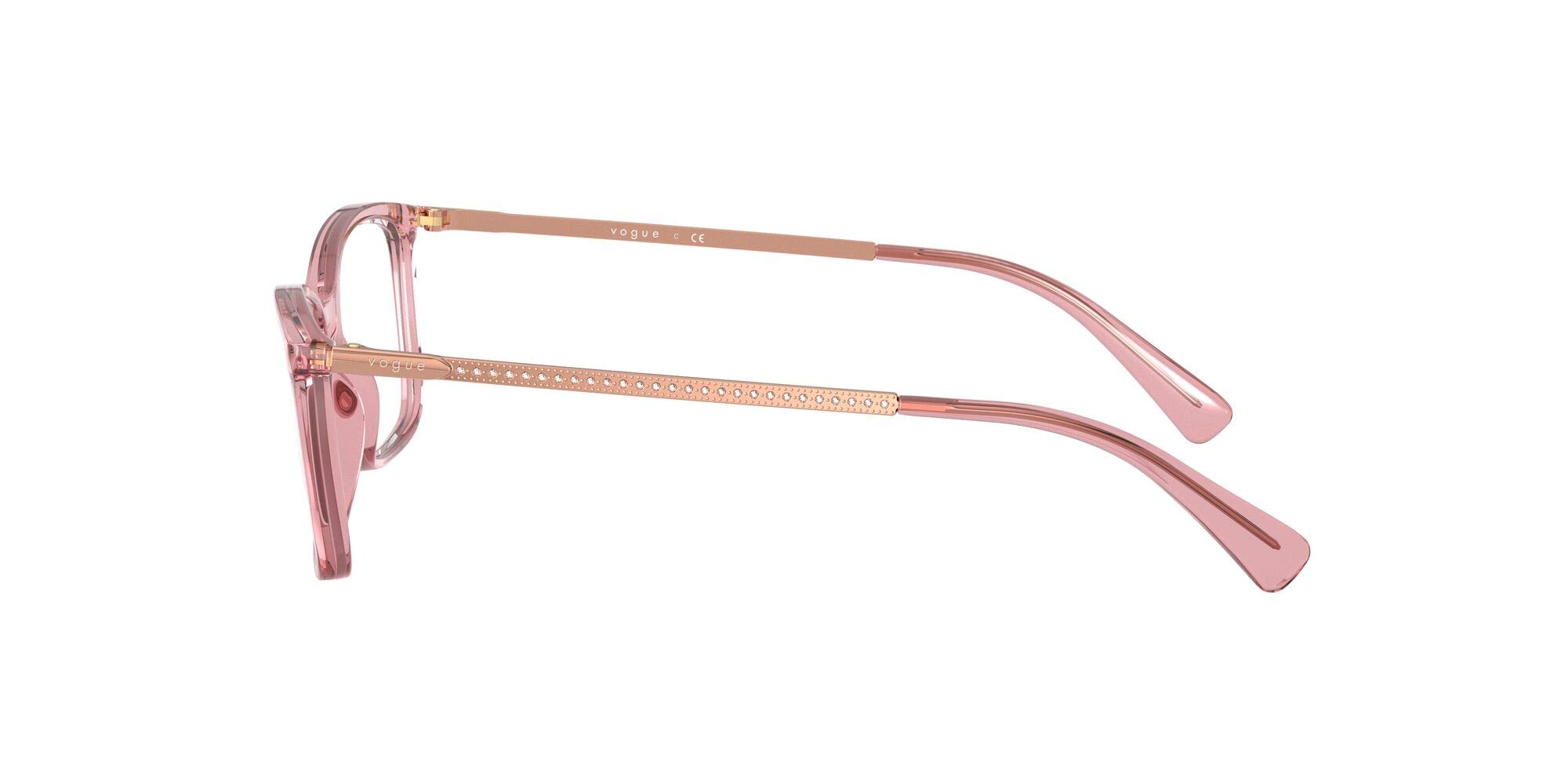 Vogue Eyewear Vo5305b oprawki do okularów, przezroczyste, różowe soczewki demonstracyjne