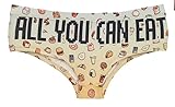 Southern Sisters All You Can Eat Women's Sexy Panty Novelty Funny Small/Med Multi Color